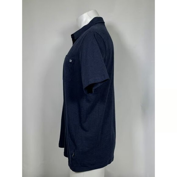 Billabong Standard Issue Polo Navy Shirt Men's LARGE - Picture 6 of 9